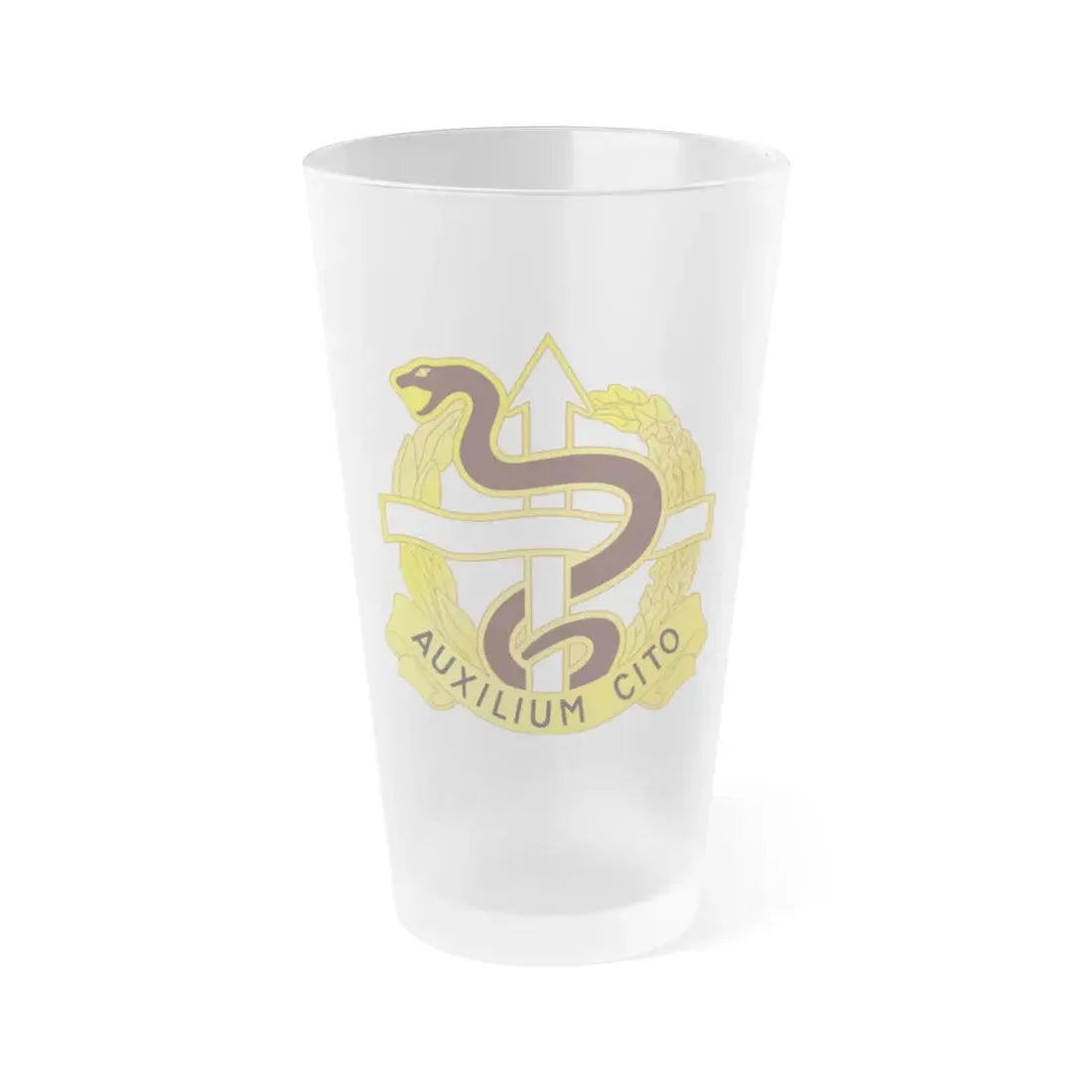 36 Medical Battalion (U.S. Army) Frosted Pint Glass 16oz Default Title - Go Mug Yourself