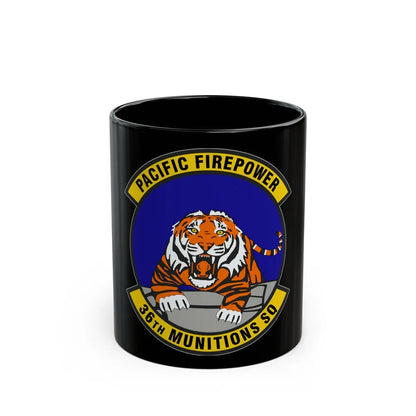 36 Munitions Squadron PACAF (U.S. Air Force) Black Coffee Mug-11oz-Go Mug Yourself