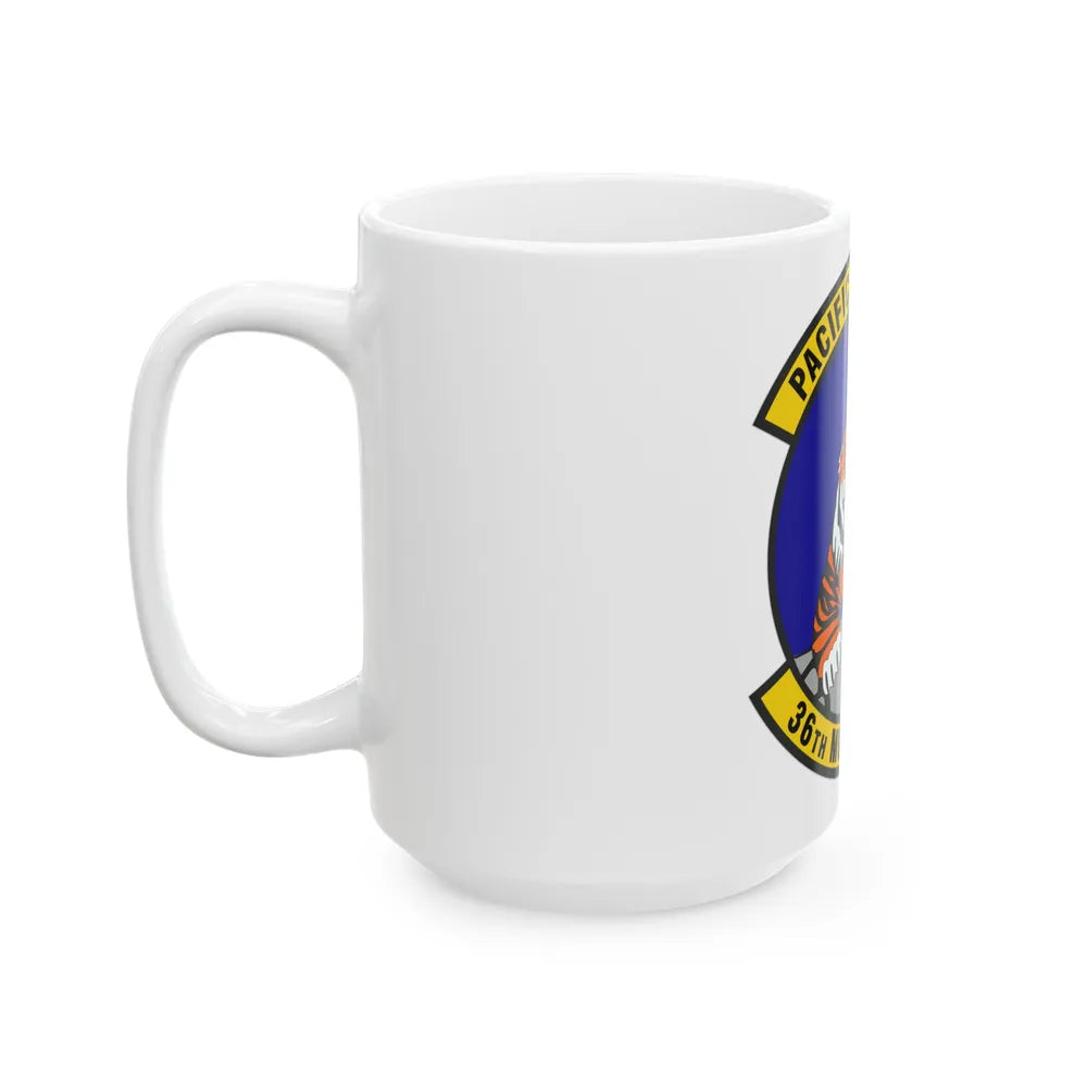 36 Munitions Squadron PACAF (U.S. Air Force) White Coffee Mug-Go Mug Yourself