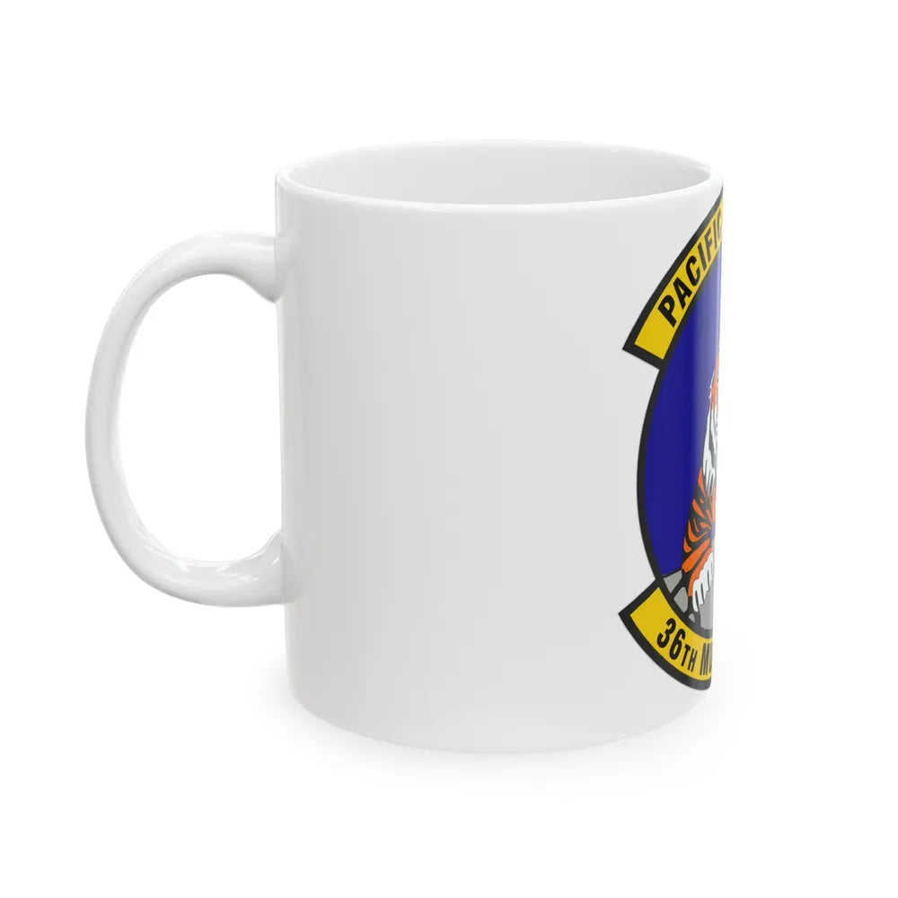 36 Munitions Squadron PACAF (U.S. Air Force) White Coffee Mug-Go Mug Yourself