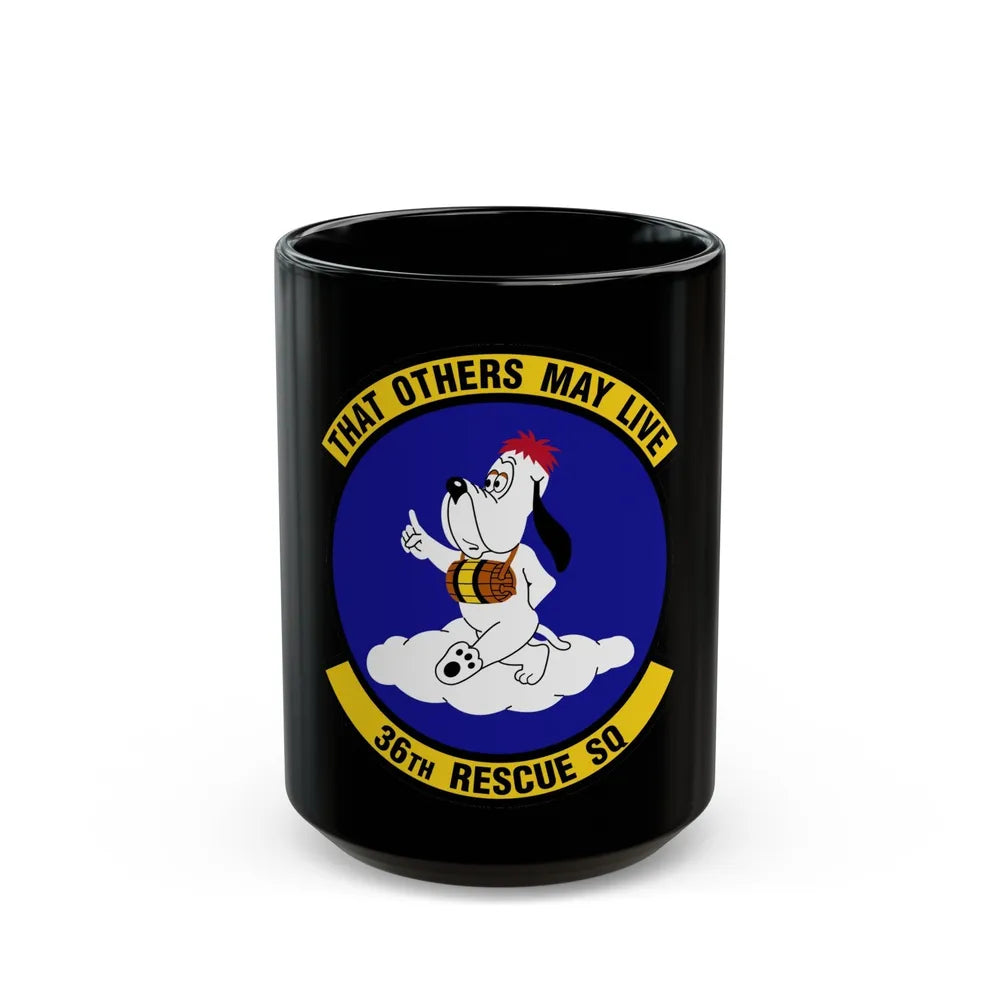 36 Rescue Sq AETC (U.S. Air Force) Black Coffee Mug-15oz-Go Mug Yourself