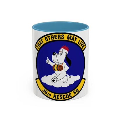36 Rescue Sq AETC (U.S. Air Force) Accent Coffee Mug 11oz Light Blue - Go Mug Yourself