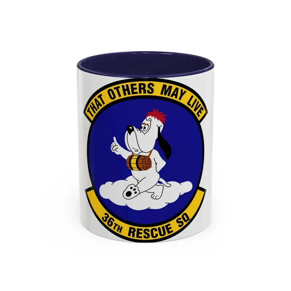 36 Rescue Sq AETC (U.S. Air Force) Accent Coffee Mug 11oz Navy - Go Mug Yourself