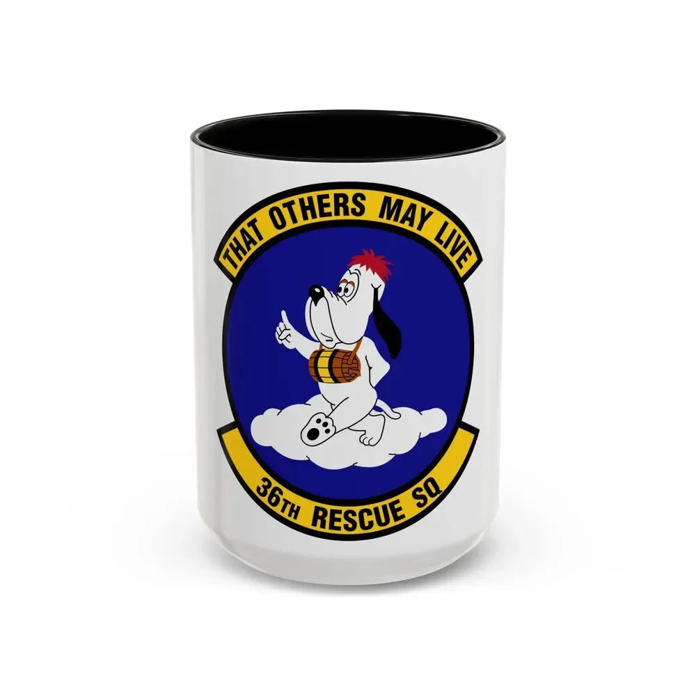 36 Rescue Sq AETC (U.S. Air Force) Accent Coffee Mug 15oz Black - Go Mug Yourself