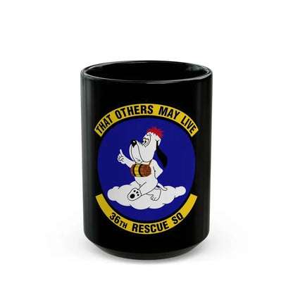 36 Rescue Sq AETC (U.S. Air Force) Black Coffee Mug 15oz - Go Mug Yourself