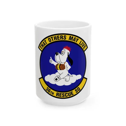 36 Rescue Sq AETC (U.S. Air Force) White Coffee Mug 15oz - Go Mug Yourself