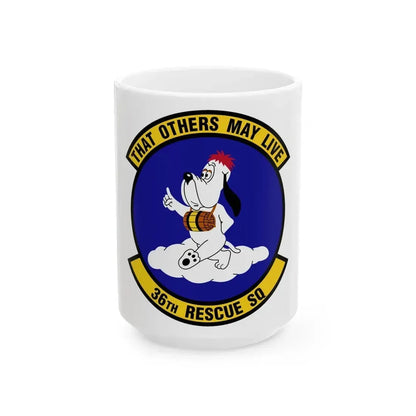 36 Rescue Sq AETC (U.S. Air Force) White Coffee Mug 15oz - Go Mug Yourself