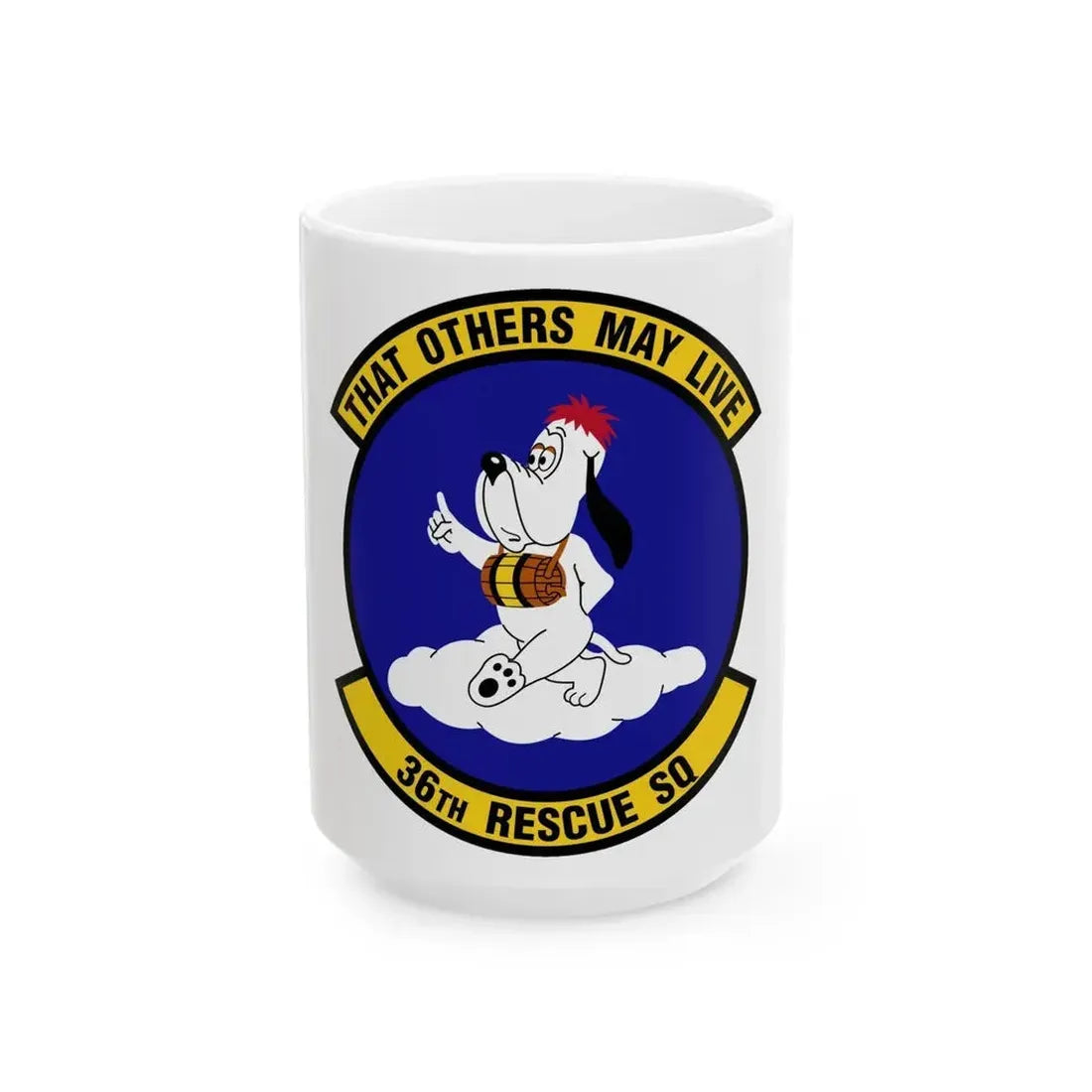 36 Rescue Sq AETC (U.S. Air Force) White Coffee Mug - Go Mug Yourself