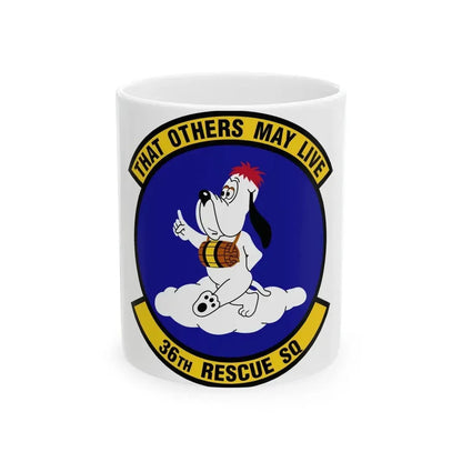 36 Rescue Sq AETC (U.S. Air Force) White Coffee Mug - Go Mug Yourself
