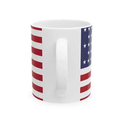 36 Star US Flag (United States) White Coffee Mug - Go Mug Yourself