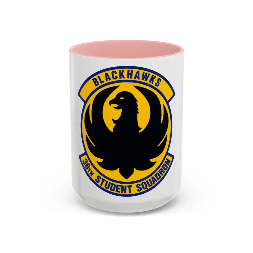 36 Student Sq AETC (U.S. Air Force) Accent Coffee Mug 15oz Pink - Go Mug Yourself