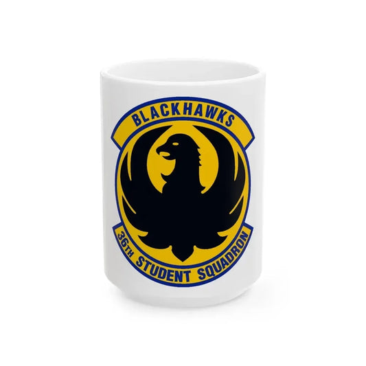 36 Student Sq AETC (U.S. Air Force) White Coffee Mug 15oz - Go Mug Yourself