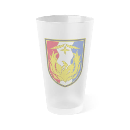 36 Sustainment Brigade 3 (U.S. Army) Frosted Pint Glass 16oz-Go Mug Yourself