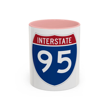 Interstate 95 (U.S. Highways) Accent Coffee Mug