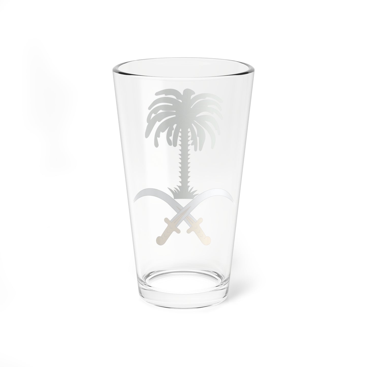 Emblem of Saudi Arabia (Saudi Arabia) (Coat of Arms) Pint Glass 16oz