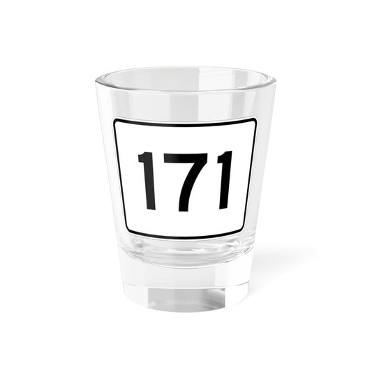 MA Route 171 (Massachusetts) (Road Sign) Shot Glass 1.5oz