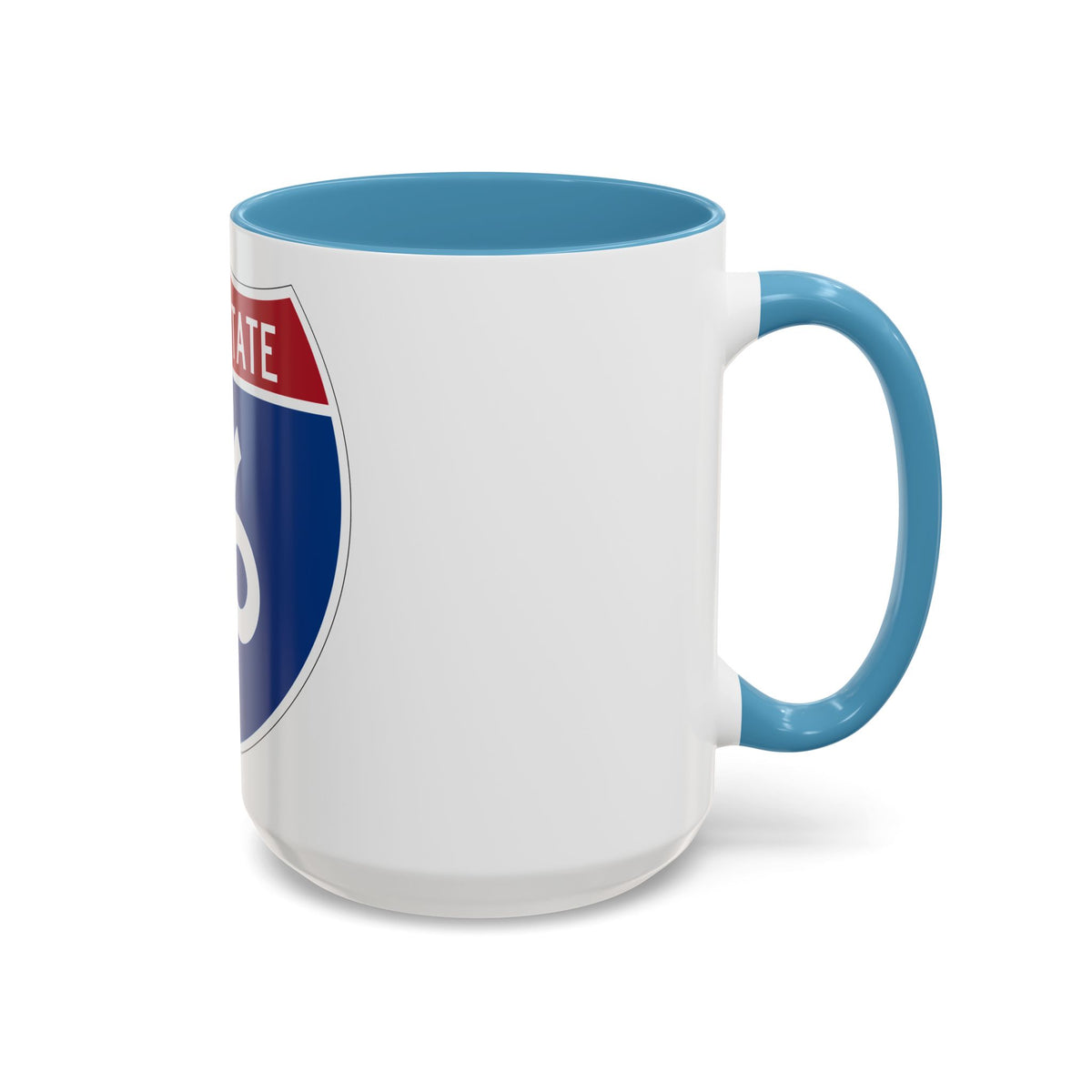 Interstate 16 (U.S. Highways) Accent Coffee Mug