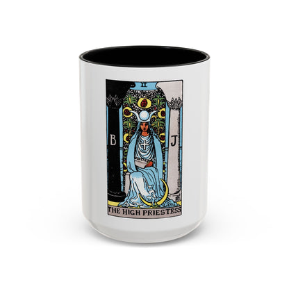 The High Priestess (Tarot Card) Accent Coffee Mug