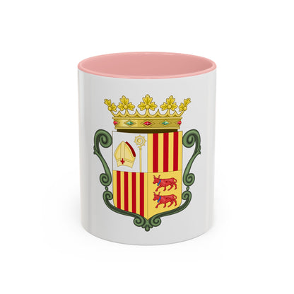 Coat of arms of Andorra (1800-1949) - Accent Coffee Mug