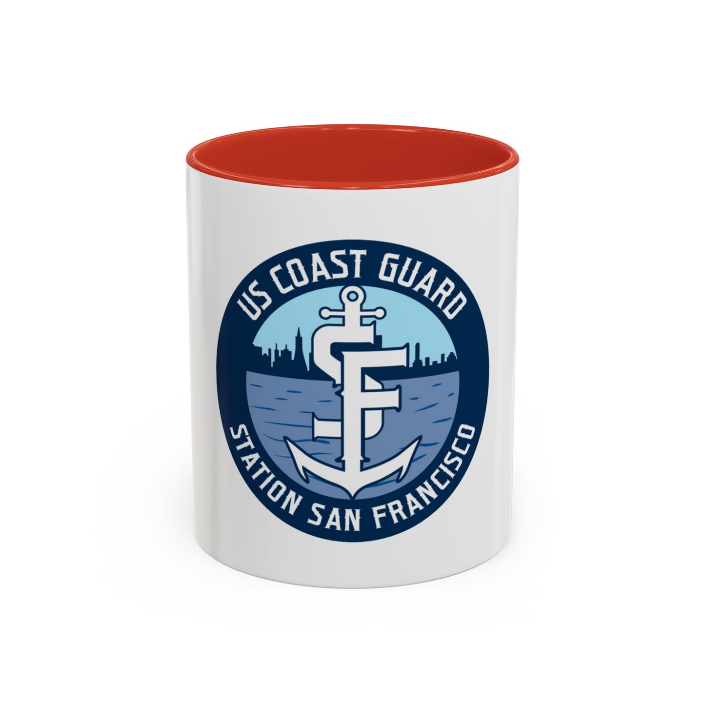 USCG Station San Francisco (U.S. Coast Guard) Accent Coffee Mug