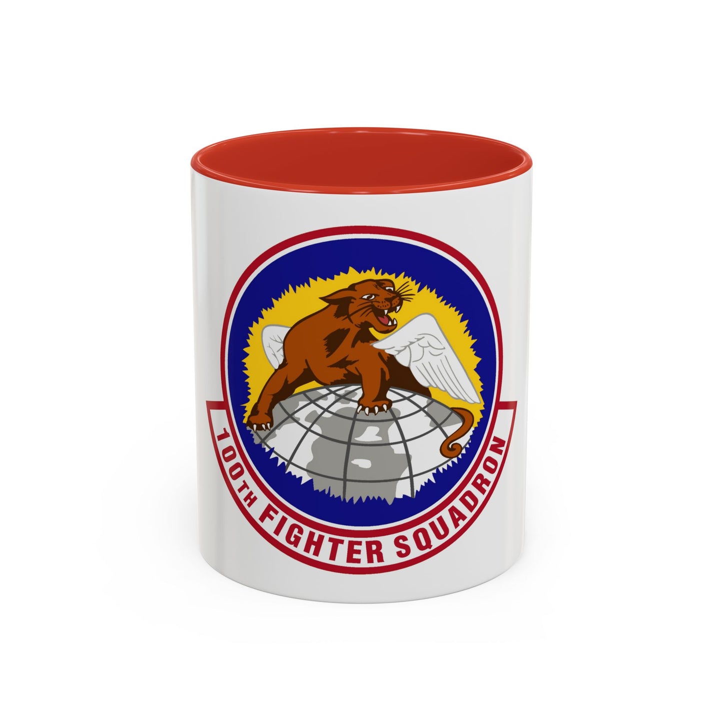 100th Fighter Squadron (U.S. Air Force) Accent Coffee Mug