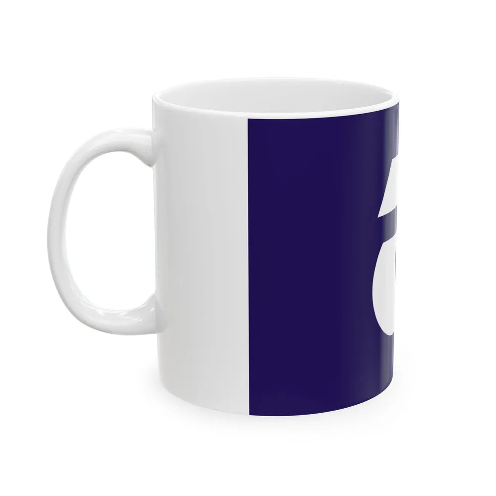 Flag of Komae Tokyo Japan - White Coffee Mug-Go Mug Yourself