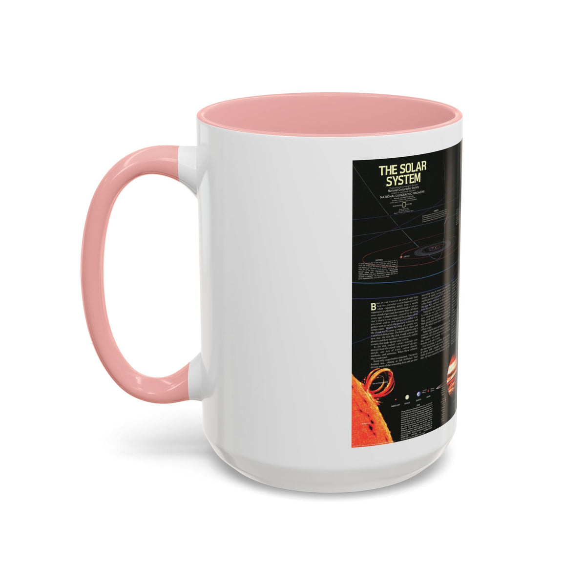 Space - The Solar System (1981) (Map) Accent Coffee Mug