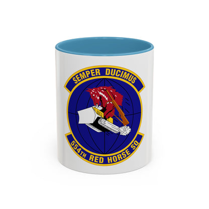 554 RED HORSE Squadron PACAF (U.S. Air Force) Accent Coffee Mug