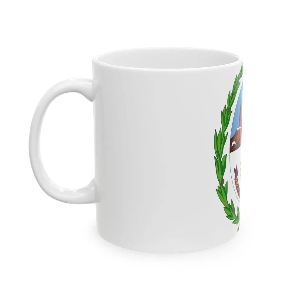 Coat of Arms Santa Cruz Argentina - White Coffee Mug-Go Mug Yourself