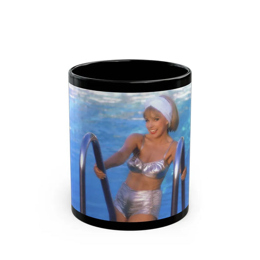 Terry Moore #415 - Unreleased Aug. '84 Playboy Photo from shoot non nude1 (Vintage Female Icon) Black Coffee Mug-11oz-Go Mug Yourself