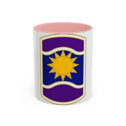 361 Civil Affairs Brigade (U.S. Army) Accent Coffee Mug 11oz Pink - Go Mug Yourself