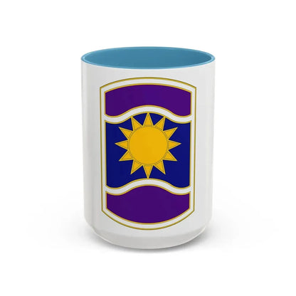 361 Civil Affairs Brigade (U.S. Army) Accent Coffee Mug 15oz Light Blue - Go Mug Yourself
