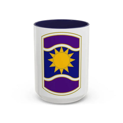 361 Civil Affairs Brigade (U.S. Army) Accent Coffee Mug 15oz Navy - Go Mug Yourself