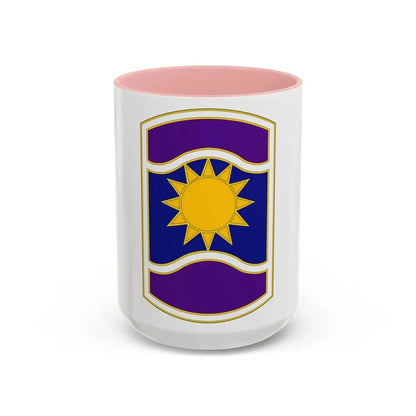 361 Civil Affairs Brigade (U.S. Army) Accent Coffee Mug 15oz Pink - Go Mug Yourself