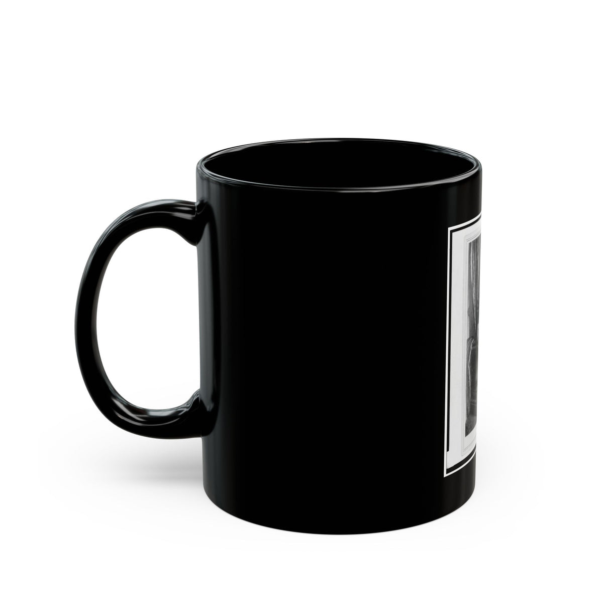 Captain Charles Nagel, Union Officer In The 32nd Indiana Regiment, Full-Length Portrait, Standing, Facing Front (U.S. Civil War) Black Coffee Mug