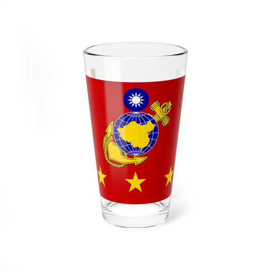 ROCMC Generals Flag (China) Pint Glass 16oz