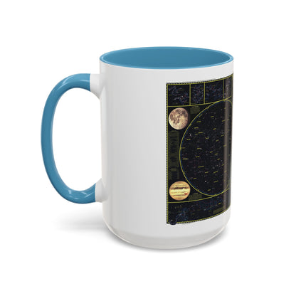 Heavens. The (1970) (Map) Accent Coffee Mug