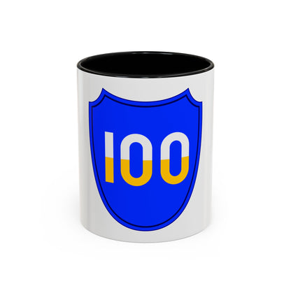 100th Infantry Division SSI (U.S. Army) Accent Coffee Mug