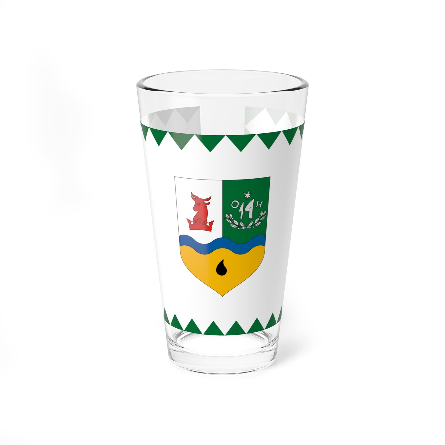 Flag of Ortahaza (Hungary) Pint Glass 16oz