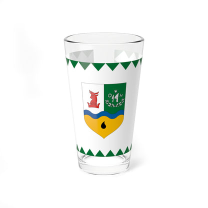 Flag of Ortahaza (Hungary) Pint Glass 16oz