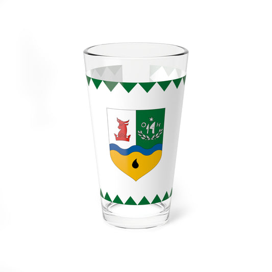 Flag of Ortahaza (Hungary) Pint Glass 16oz