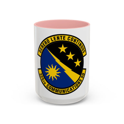 325 Communications Squadron ACC (U.S. Air Force) Accent Coffee Mug