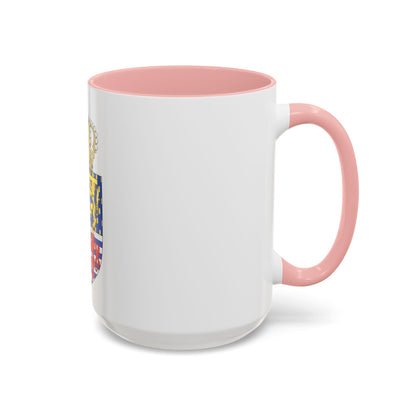 Lesser coat of arms of the Hereditary Grand Duke of Luxembourg (2000) - Accent Coffee Mug