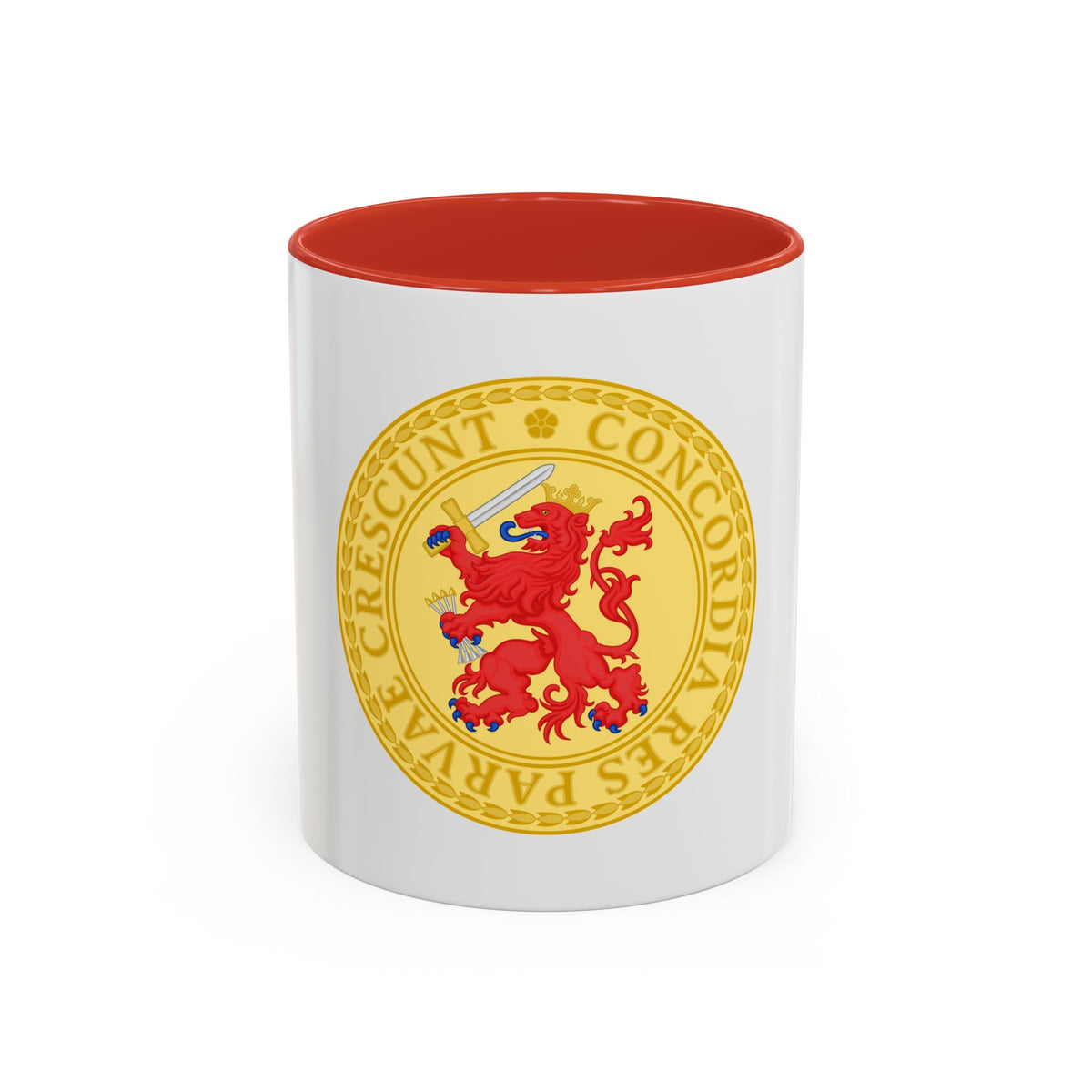 Great Seal of the Batavian Republic (1802) - Accent Coffee Mug