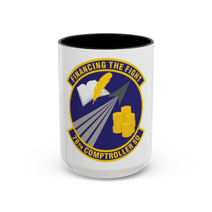 78 Comptroller Squadron AFMC (U.S. Air Force) Accent Coffee Mug