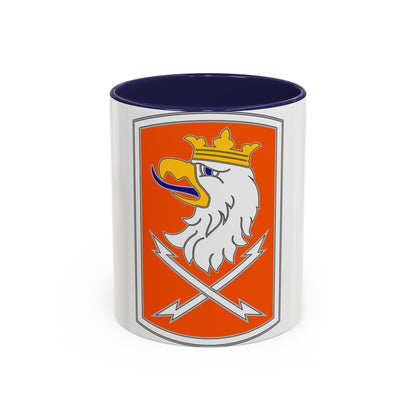 22 Signal Brigade 3 (U.S. Army) Accent Coffee Mug