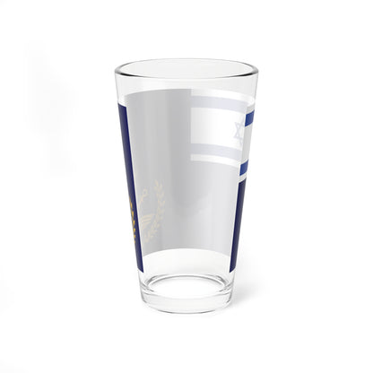 Flag of IDF Chief of Staff at Sea (Israel) Pint Glass 16oz