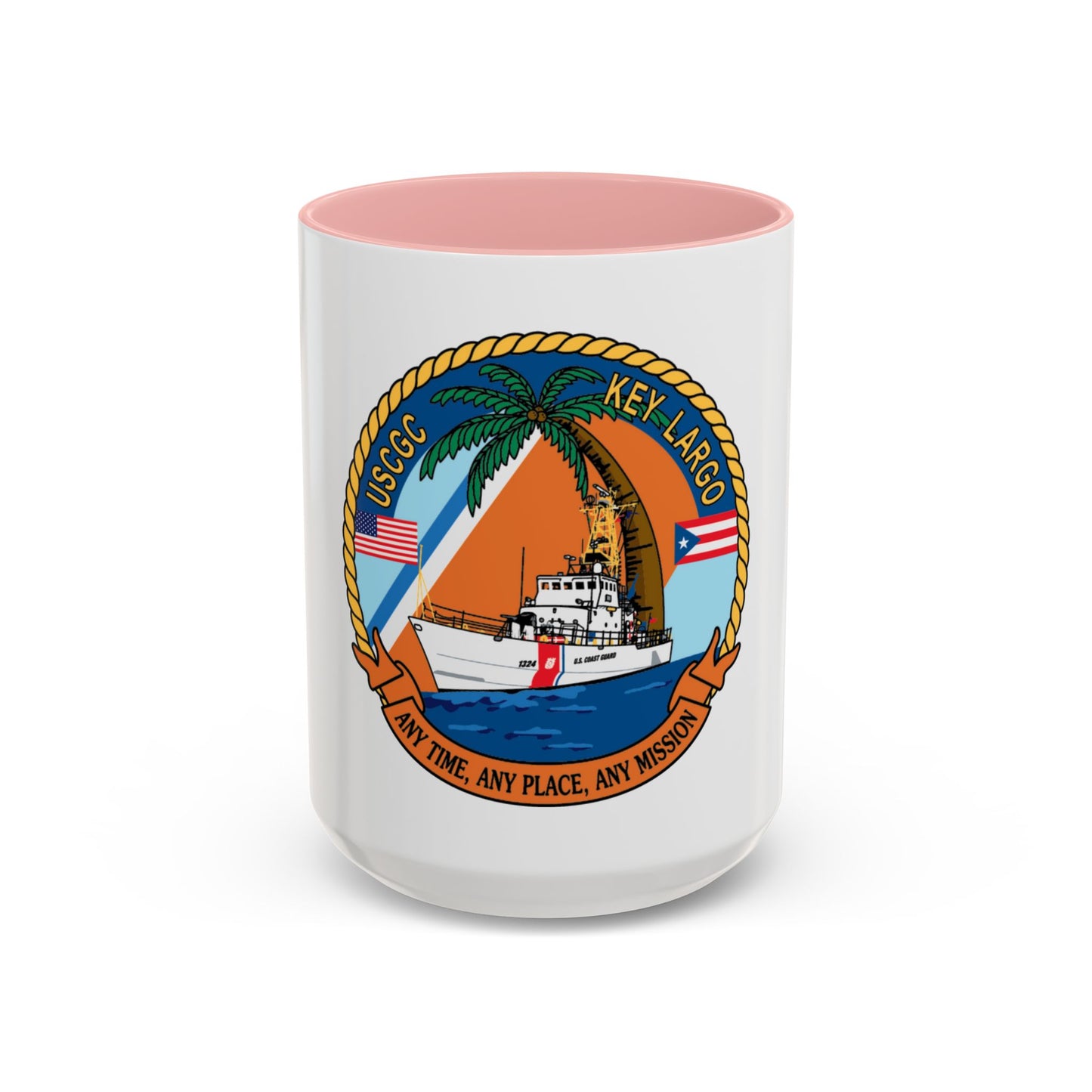 USCGC Key Largo WPB 1324 1 (U.S. Coast Guard) Accent Coffee Mug