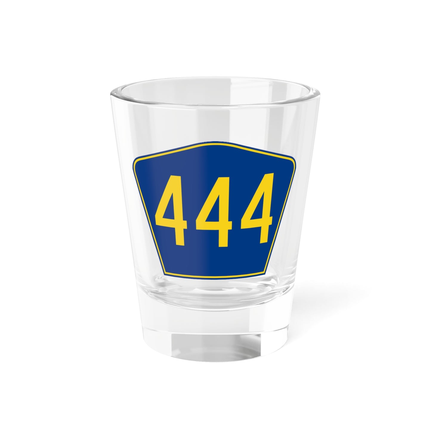 PR secondary 444 (Puerto Rico) (Road Sign) Shot Glass 1.5oz