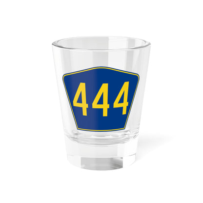 PR secondary 444 (Puerto Rico) (Road Sign) Shot Glass 1.5oz